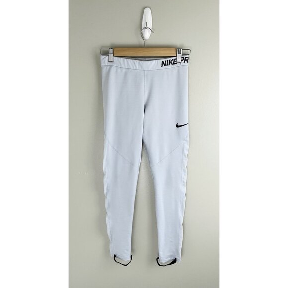 Nike Pro Womens‎ Hyperwarm Series Leggings Sz Medium Running Jogging Yoga - Picture 10 of 12